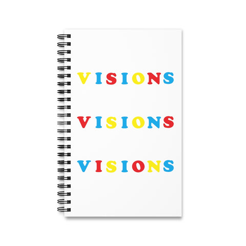 "Visions Trinity" 80 page Spiral Journal